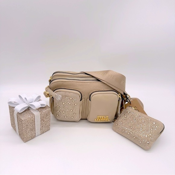 STEVE MADDEN BSHINE BLUSH NUDE CROSSBODY - Picture 3 of 15